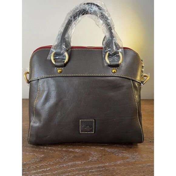 Dooney & Bourke Florentine Leather Cameron In color Charcoal - Picture 2 of 14